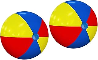 NOLITOY Inflatables 2 Pcs Big Beach Ball Inflatable Beach Ball Soccer Beach Ball Kids Pools Giant Beach for Pool Large Beach Large Inflatable Beach Balls