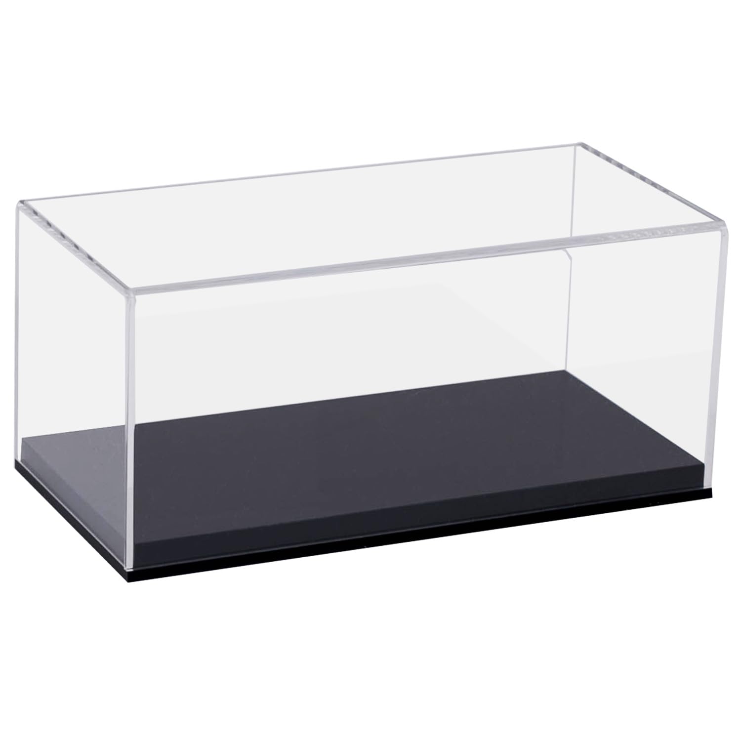 – HMF Display Case, Acrylic Display Box for collectibles, figures and model cars | 24 x 11 x 12 cm | transparent