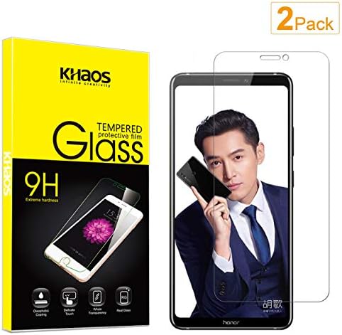 for Huawei Honor Note 10 Screen Protector, [2 Pack] KHAOS Waterproof Clear Touch 9H Tempered Glass Screen Protector for Honor Note10 6.95 inch