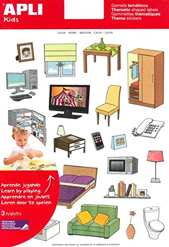 Adesivi riposizionabili, motivo: la casa, 60