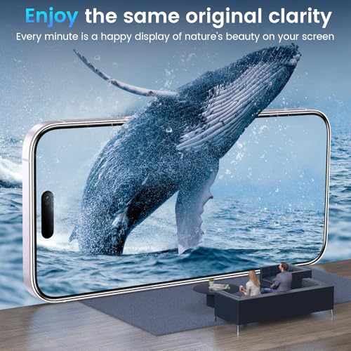 Image of Fotbor Compatible with 3 Pack iPhone 17 Screen Protector With 1 Set Camera Lens Protector, 2025 Upgrade 9H+ Premium Tempered Glass, Easy Installation Kits, 6.3 inch