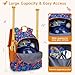 KAVIGOR Youth Tball Baseball Backpack, Lightweight Softball Bag with Shoes Compartment & Name Tag, Reinforced Zippers & Seams