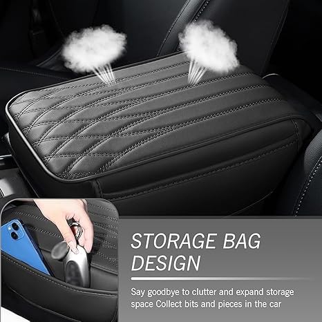 ILONPA Center Console Armrest Lid Cover W/Base Middle