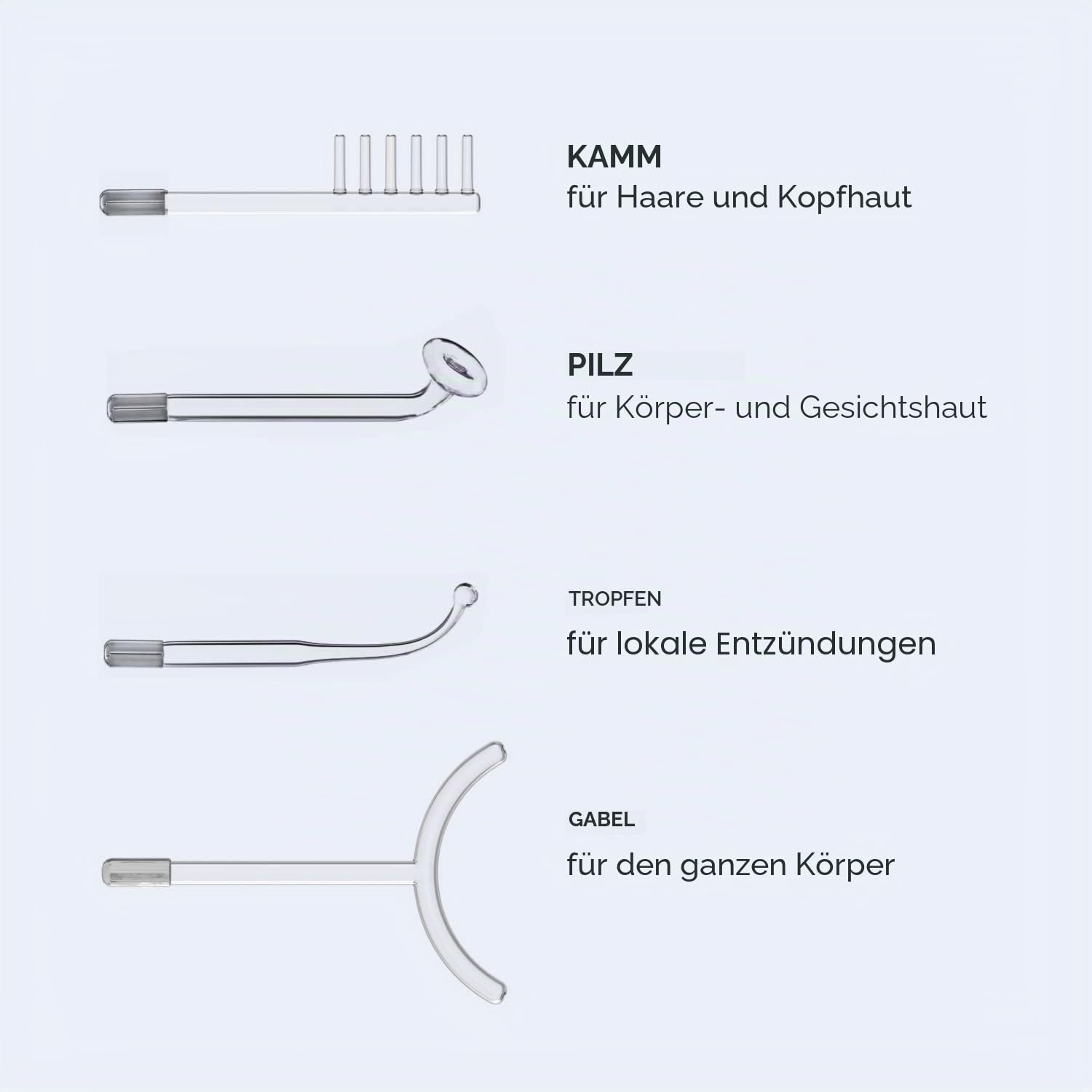GESS SuperNova Darsonval Hochfrequenzgerät für Gesicht und Haare, Anti Aging Gesichtsmassagegerät, Akne Behandlung, Faltenreduzierung, Hautpflege Kosmetik Gerät