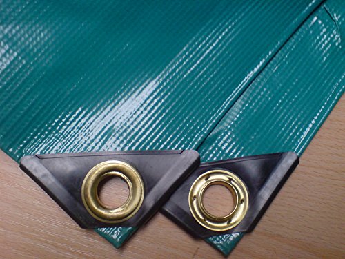 Preisvergleich Produktbild Abdeckplane aus PVC, grün, 3x4m