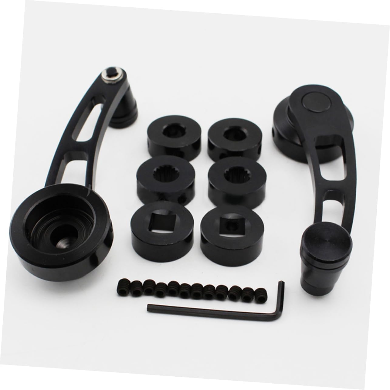 4pcs Aluminum Alloy Car Window Crank Handle Replacement for Window Crank Lever