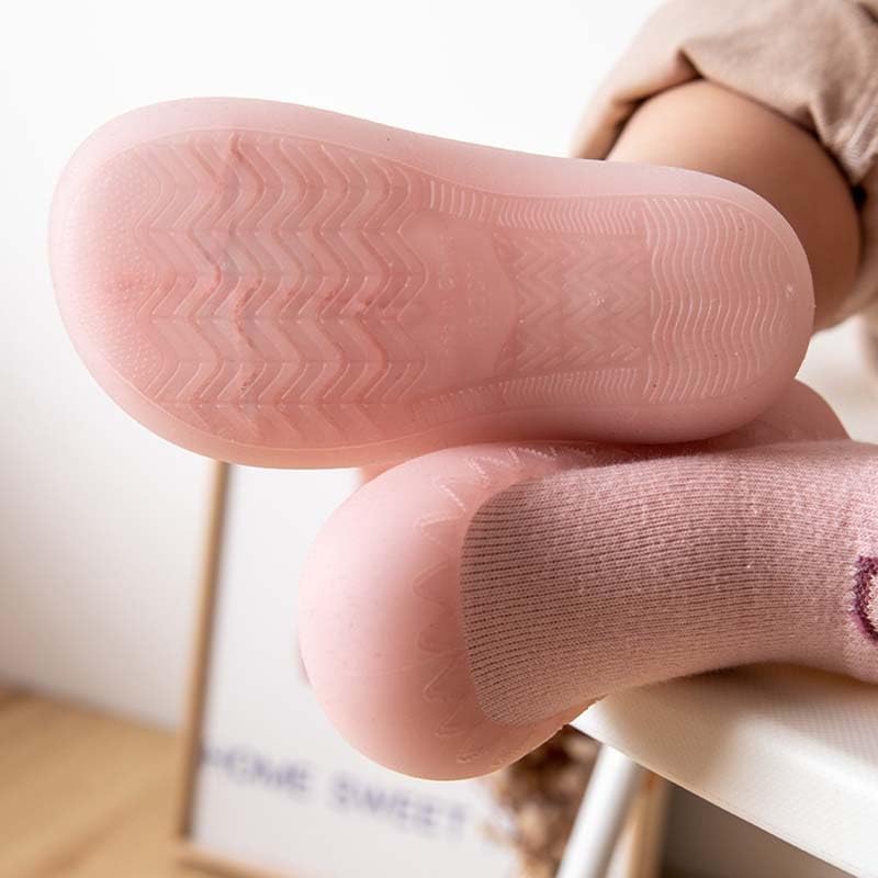 2 Pairs Baby Sock Shoes Infant Boys Girls Non Slip Shoes Slippers Toddler First Walking Shoes Slip-on Sneakers - Image 6