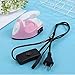 GoLashFun Mini Craft Iron,Pink Mini Heat Press Machine Small Iron Portable Travel Handy Heat for DIY Transfer Projects,Crafting Clothes
