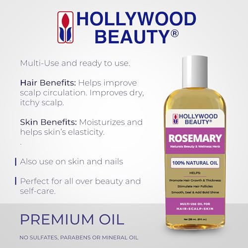 Revitalize Your Locks: The Magic of Hollywood Beauty Rosemary Oil for Hair and Scalp