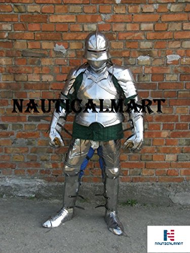 NauticalMart Renaissance Armor Medieval LARP Knight Wearable Full Suit of Armor