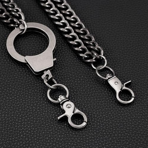 Image of Hip Hop Wallet Chain Waist Pants Chain Accessory for Streetwear Rave Urban Punk Jeans Keychains for Men Women
