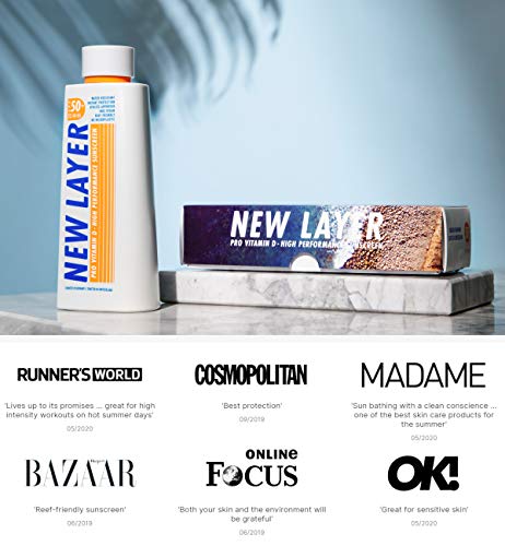NEW LAYER zonnecrème | SPF 50+ | Pro vitamine D | vrij van microplastic | Reef-vriendelijk | vrij van octocrylenen… - Afbeelding 5