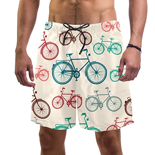 Maillots de bain hommes Lurnise short de plage vélo vintage