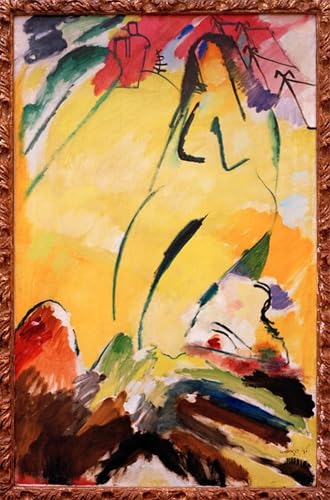 Impression d'art Kandinsky tableau abstrait sur toile 60x90cm