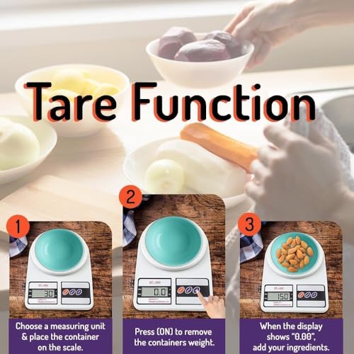 Image of Digital Kitchen Food Weighing Scale For Healthy Living, Home Baking, Cooking, Fitness & Balanced Diet. | Weighing Scale With Digital Display SF 400 10Kg x 1gms (SF 400 WHT)