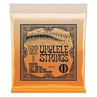 Traditional clear nylon monofilament ukulele strings. Bright, balanced tone with excellent projection. Ball-ends for fast, easy installation. Suitable for Concert or Soprano ukuleles. Gauges: .028, .032, .040, .028.