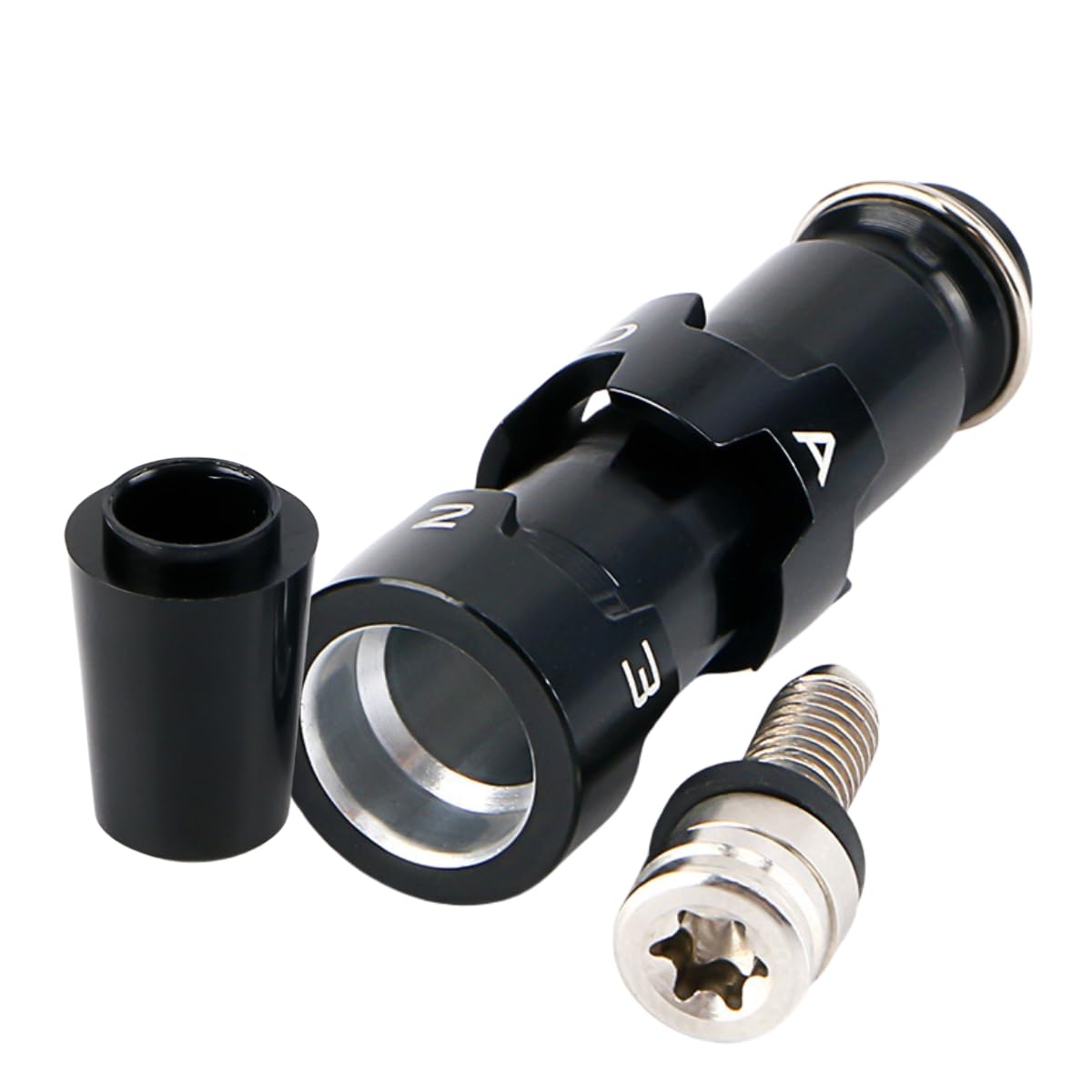 ROYMADE Golf Adapter Hülse mit Seriennummer kompatibel mit Titleist TS1 TS2 TS3 TS4 917/915/913D Driver, Schwarz