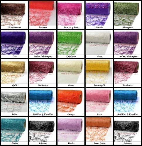 Centrino Da Tavolo SIZOWEB – Larghezza 10 Cm, Colore Lilla, Rotolo Da 10 Metri - 4