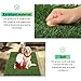 jltkj Artificial Grass Tiles, Turf Tiles Interlocking Fake Grass Self-draining Mat for Patio, Indoor and Outdoor Decor (6 Piece)