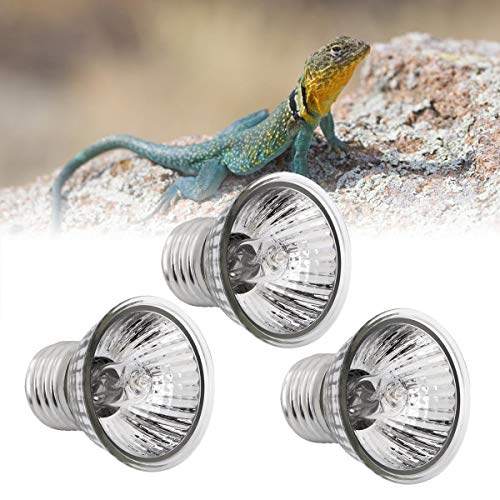 Acessórios para répteis- 3pcs 25W uvb+ uva3. 0 Bulbo de lâmpada de réptil Turtle Basking Lâmpadas de