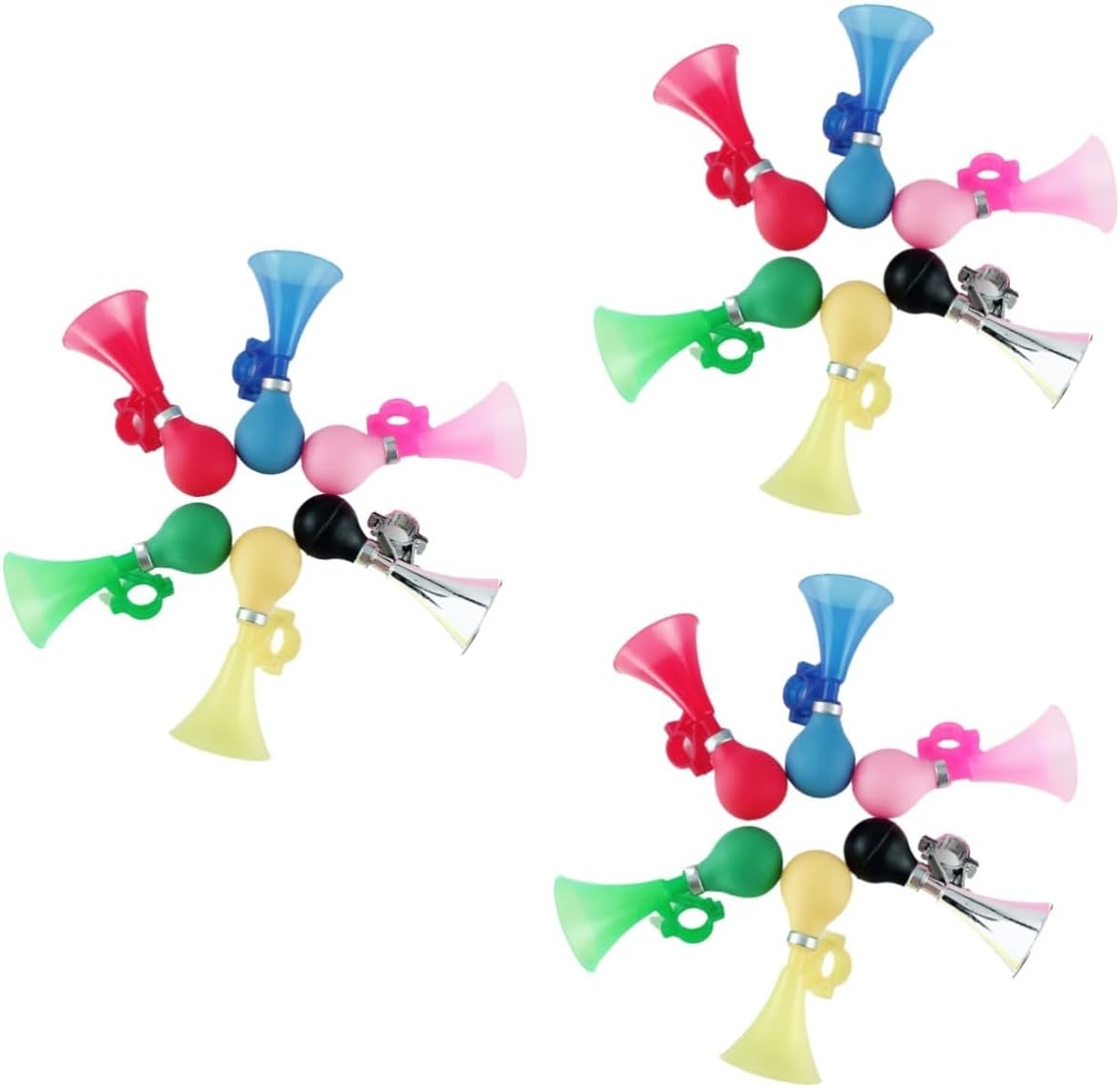 YARNOW 18pcs Boys and Girls Air Horn Bell Easy Install Cycling for Boys Girls Lightweight Design for Outdoor Fun and Cruisers Random Color