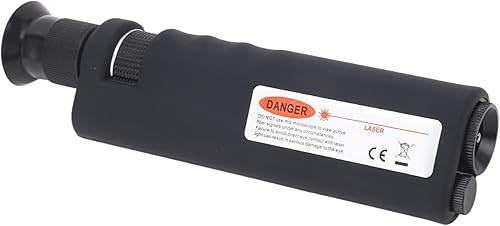 Microscopio monocular de fibra óptica de mano 400X Ampliación de comunicación óptica Fibra Cable Inspección Microscopio Lupa