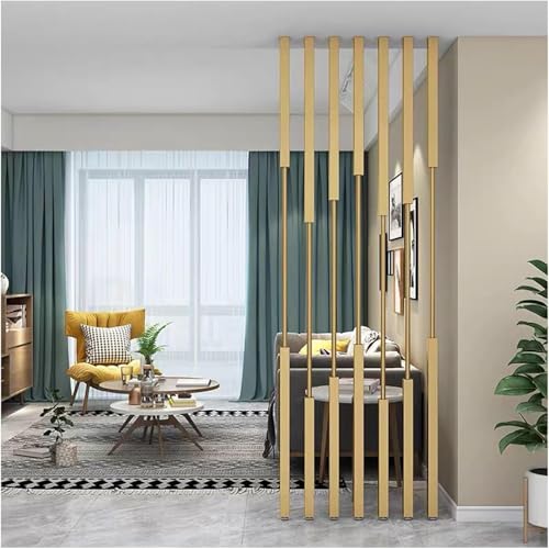 �՗��� �p�[�e�[�V����, ���ς莮 �Ԏd�؂�, �I�t�B�X��K�i�A���r���O���[���p�̏�����V��܂ł̎d�؂�(Gold,120cm/3.9ft/47.2" High)