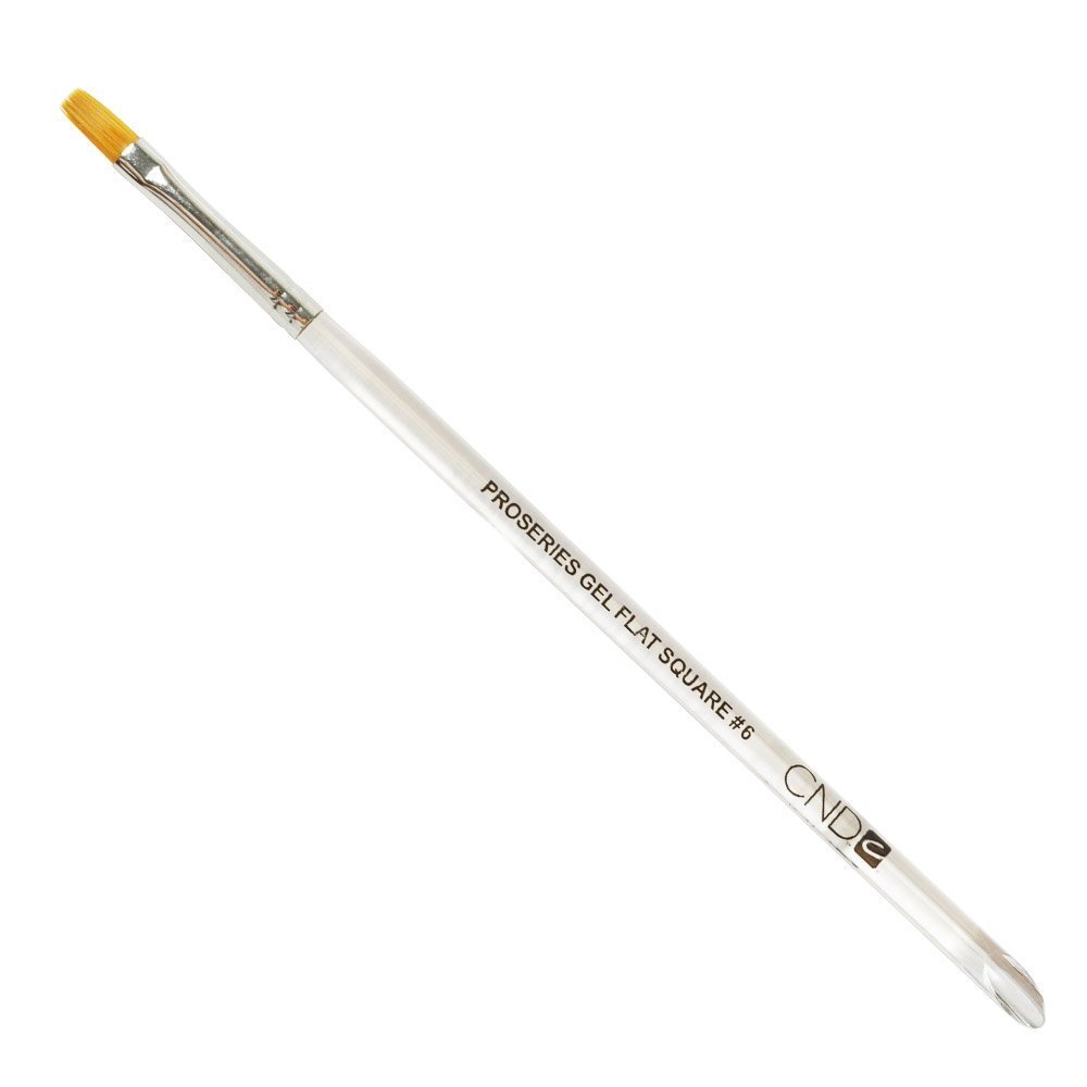 CNDProseries Gel Brush Flat Square #6