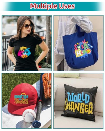 Lzerking Sublimação Htv para tecido escuro 30,5 cm x 1,8 m Vinil de sublimação fosco para camisas de