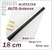 Produktbild INION Universal 18 cm Kurz Stab Antenne UKW FM Kurzstab PKW KFZ Dachantenne M4 M5 M6 Adapter für Mazda 121-2 - 3-323 - 5-6 - 626-929 - CX5 - CX7 - CX9 - Premacy - MPV - MX-3 - MX-5 - MX6