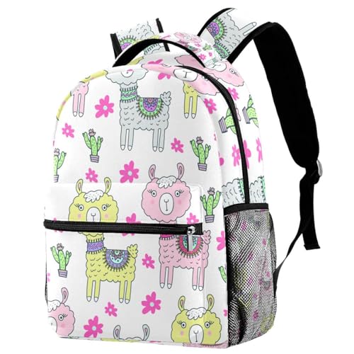 Sac à dos multicolore 29.4x20x40cm grand volume avec poches pour ordinateur