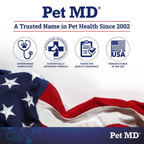 Pet MD Veterinary Tris Flush Cat & Dog Ear Cleaner and Infection Treatment with Ketoconazole