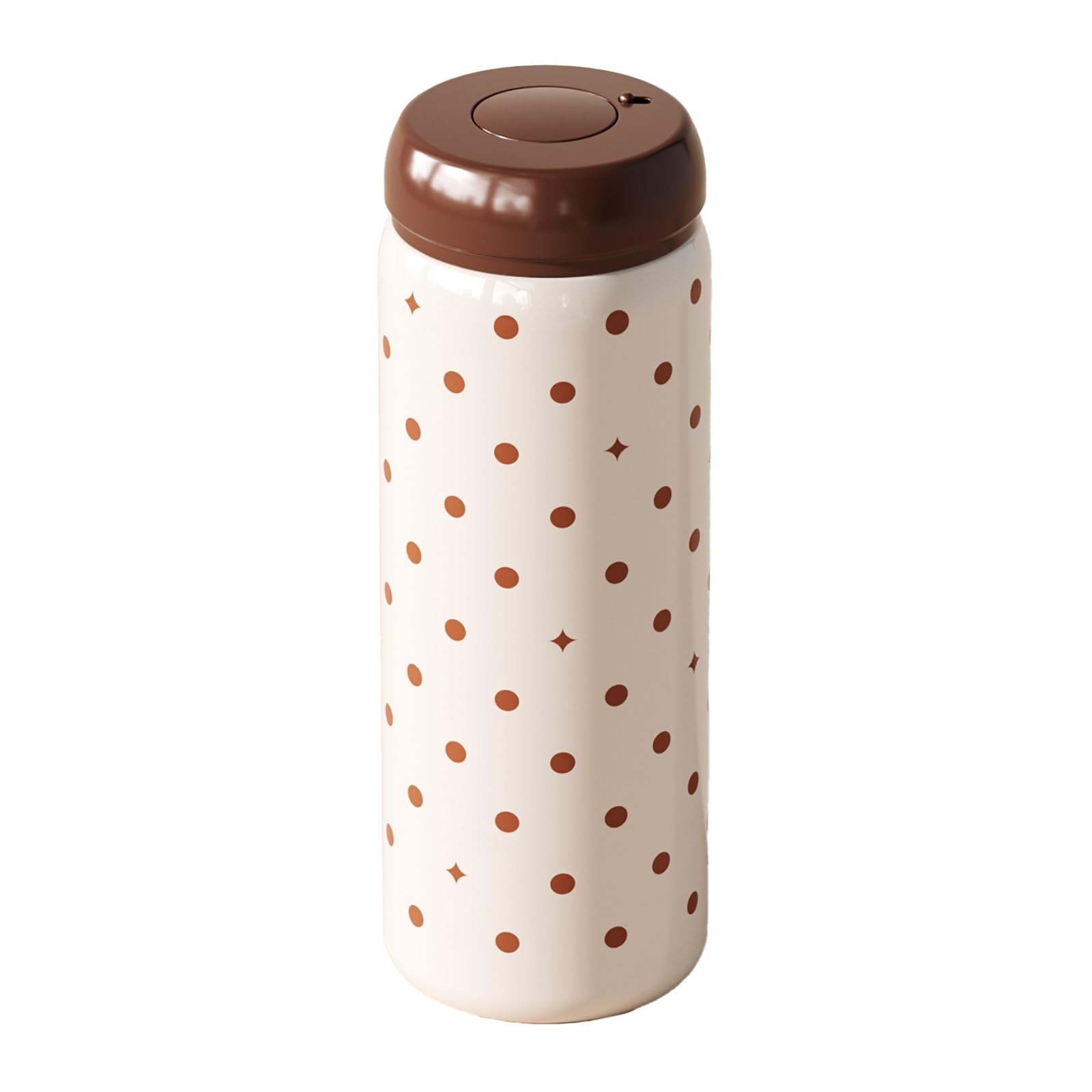 320ml / 11oz, Isolierbecher, Kaffee Thermobecher, Dicht Verschlossen und Auslaufsicher, Leicht und Handlich, Das Perfekte Geschenk für Frauen(White)
