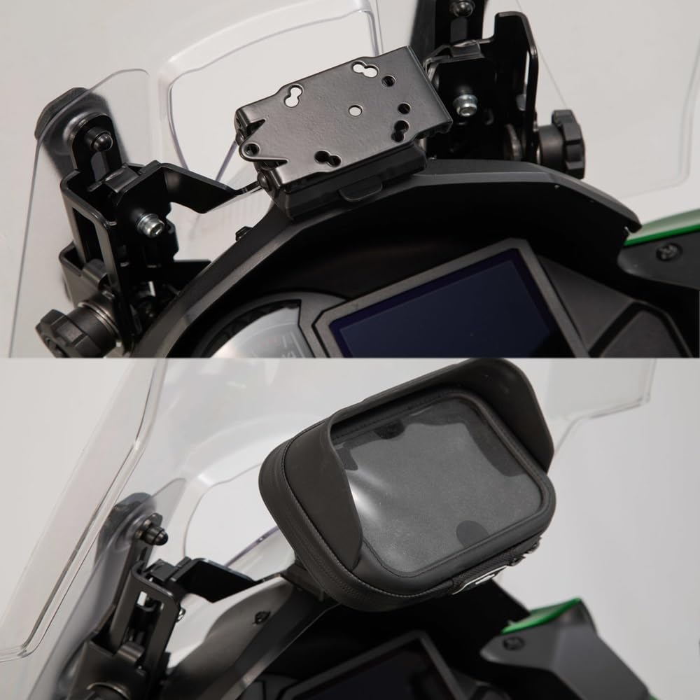 Fijación Smartphone Scooter Soporte para Teléfono para Versys 1000 2018-2020, Accesorio de Manillar para Motocicleta