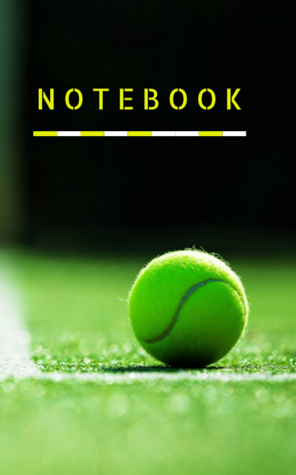Notebook: Tennis fan notebook. 8x5, 120 lined pages, with tennis graphic.