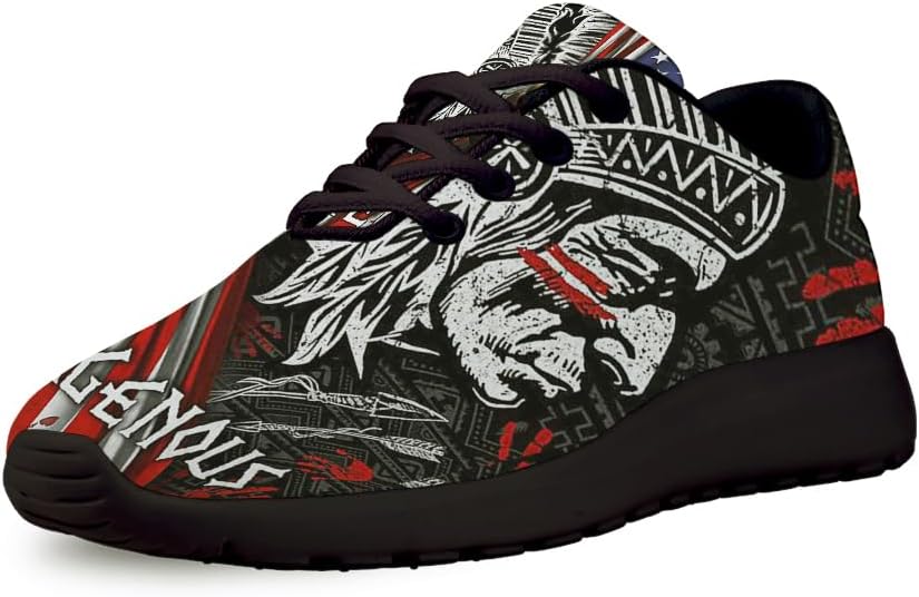 Indigenous Native American Flag Shoes for Women Men Trail Running Casual Fashion Sneakers Slip-on Tennis Shoes