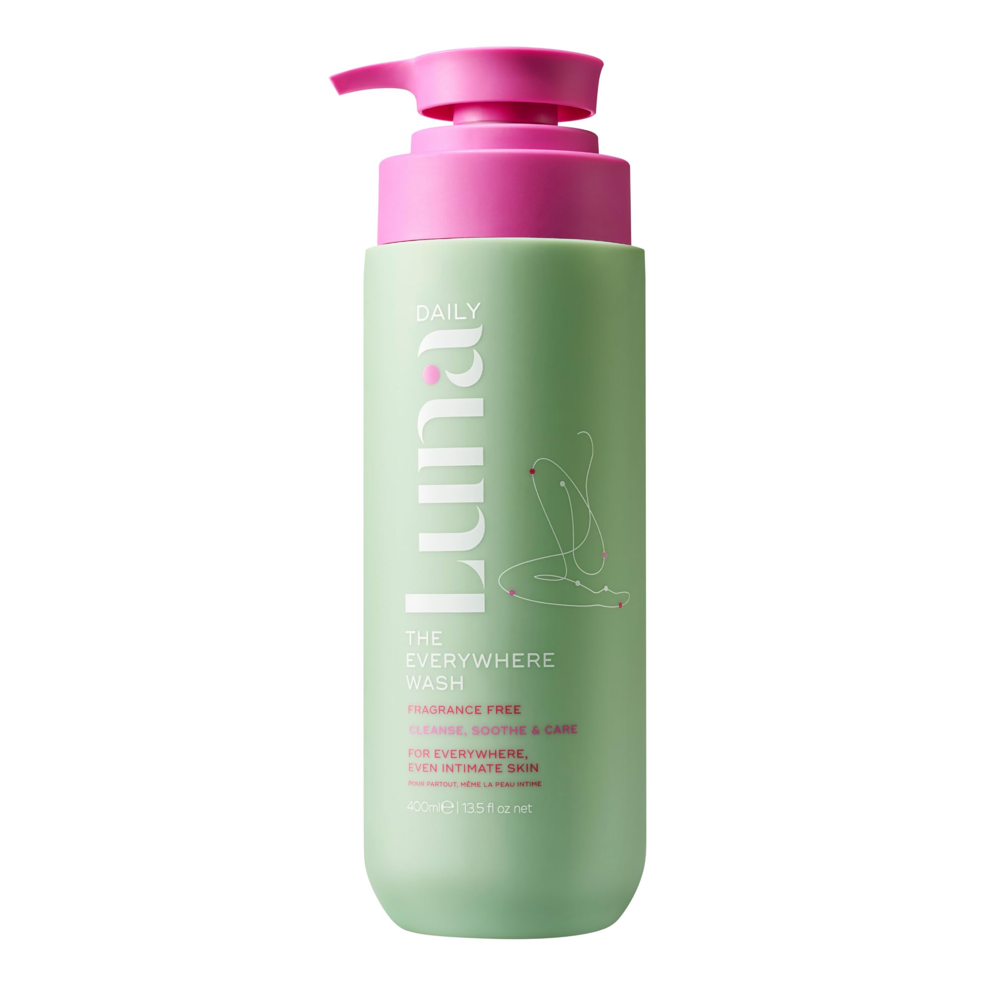 Everywhere Wash | pH-Balanced Body Wash, Unscented, 13.5 Fl Oz