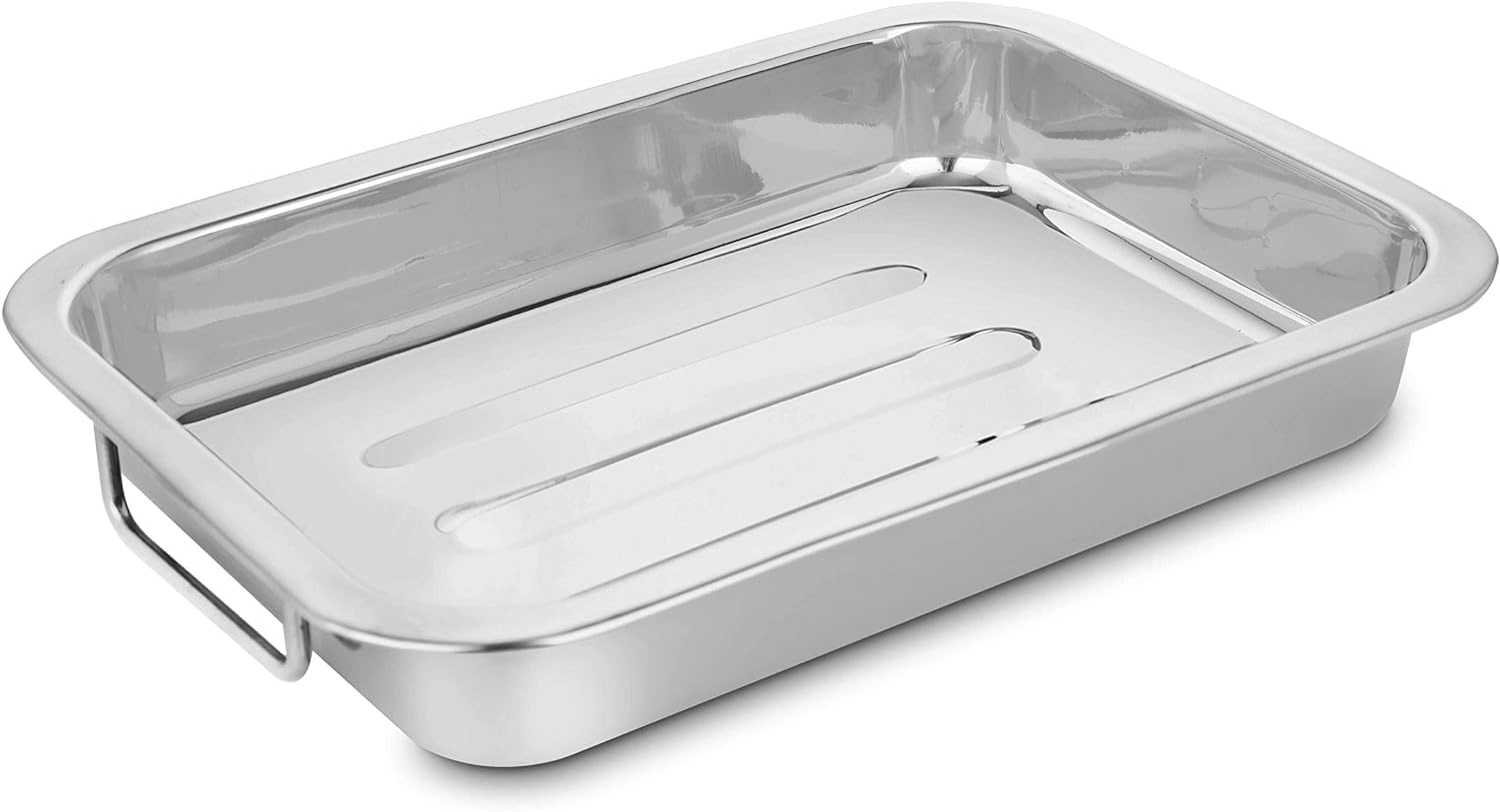Penguin Home Premium Stainless Steel Roasting Pan Compatible with All
