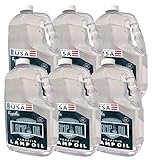 HYOOLA 1-Gallon Liquid Paraffin Lamp Oil - Clear Smokeless, Odorless, Ultra Clean Burning Fuel for Indoor and Outdoor Use - Highest Purity Available - 6 Pack