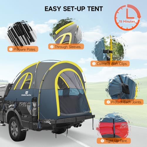 Umburato Pickup Truck Tent Blue
