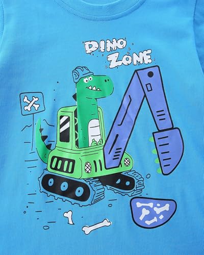 Image of AIWUHE Toddler T Shirts Cotton Summer Tshirts Boys Girls Short Sleeve Tee Tops Casual Graphic Clothes Crew Neck Shirts 2-6Y