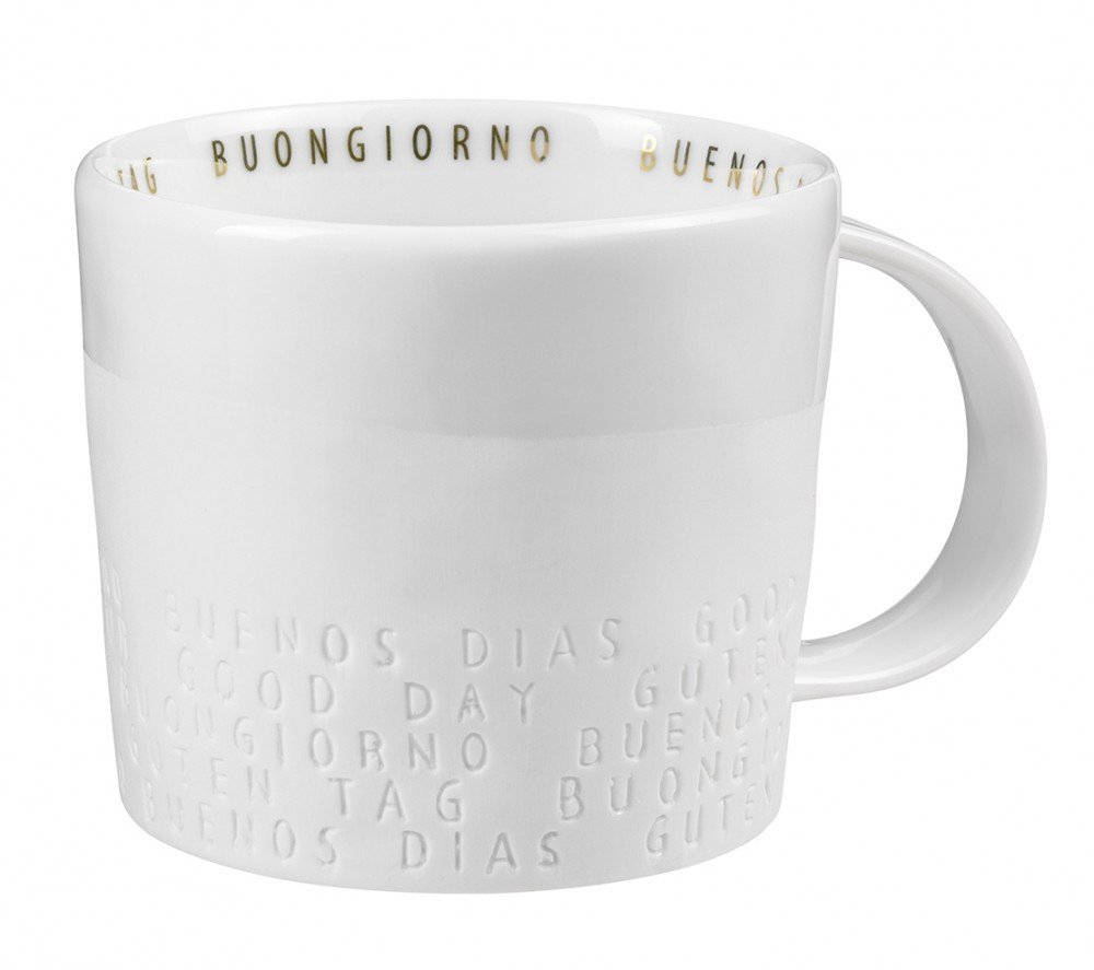 Taza de desayuno Pet Buen día de 8,3 cm para tazas de café y té