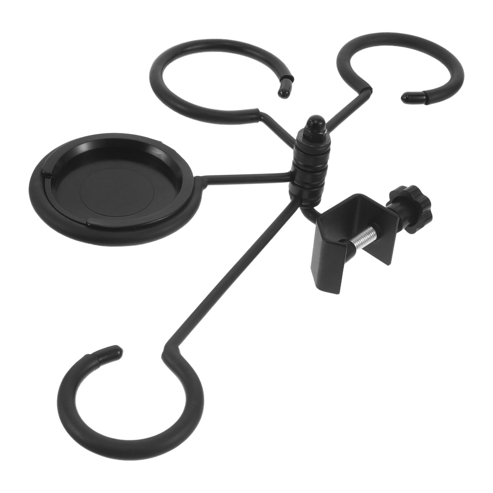 Trumpet Mute Holder Organizer Tray z Obrotową Tacką Stojak Tłumików Do Trąbki Waltorni i Puzonu Solidny Uchwyt Do Akcesoriów Instrumentów Dętych Blaszanych Kompaktowy i Lekki