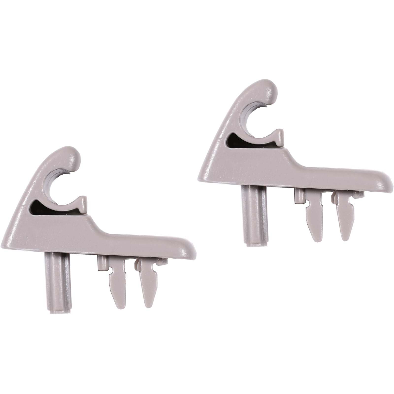 Lot De 2 Supports Pare-soleil Fiat – Gris – Compatible Punto, Doblo, Panda, 500, Brava, Palio, Fiorino