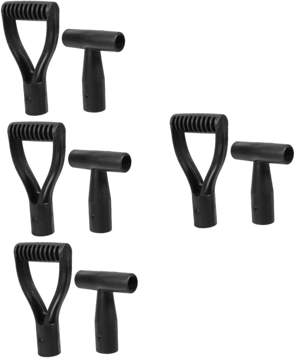 UPKOCH 8pcs Shaped Shaped Shovel Handles for Gardening Ergonomic Grip Replacement Spade Handles for Efficient Digging and Outdoor Use