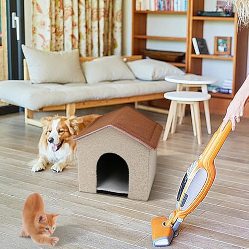 Cubby pliable pour chats d'intérieur abri chaud pour animaux - 3