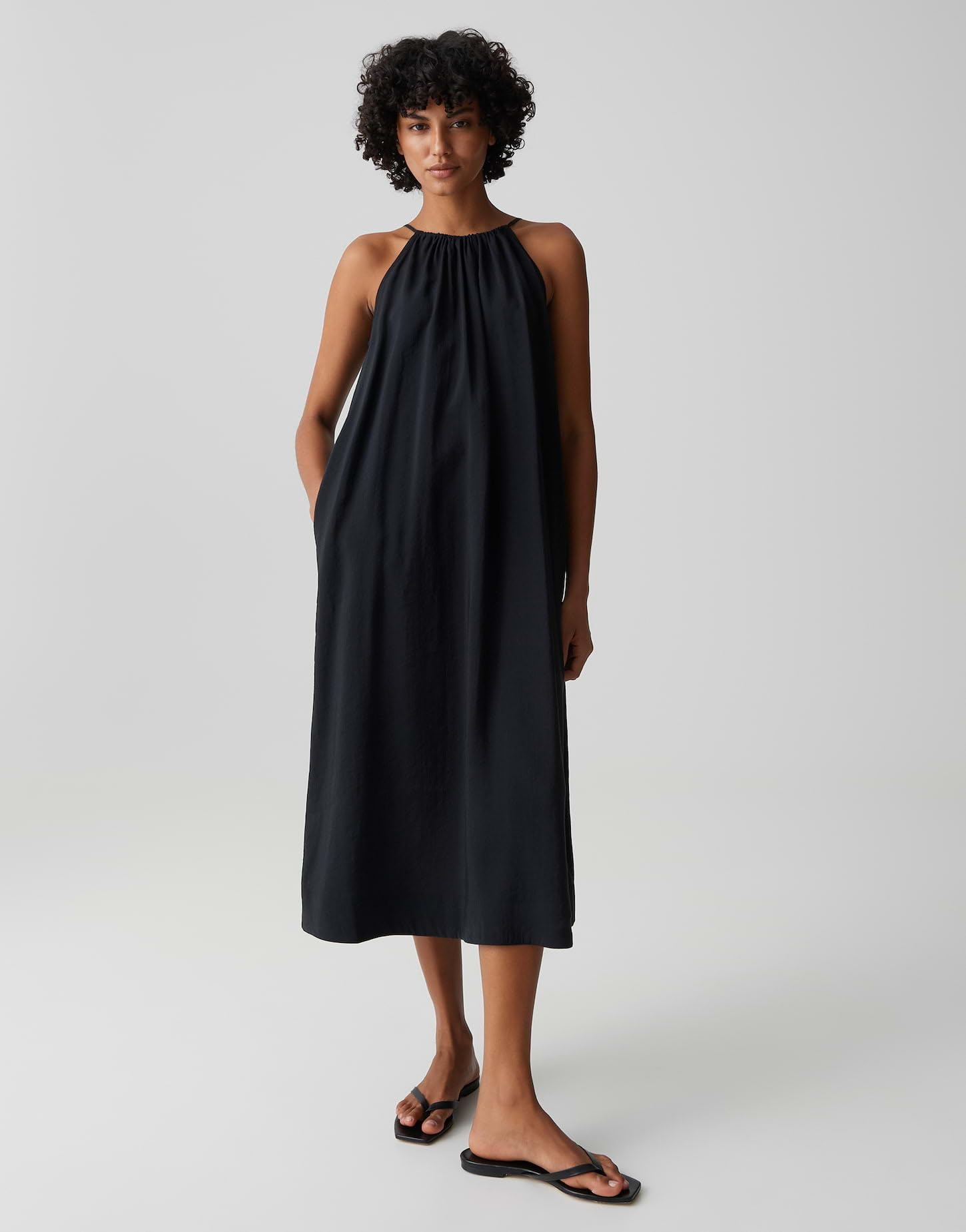 OPUS Damen Midikleid | Sommerliches Trägerkleid in A-Linie