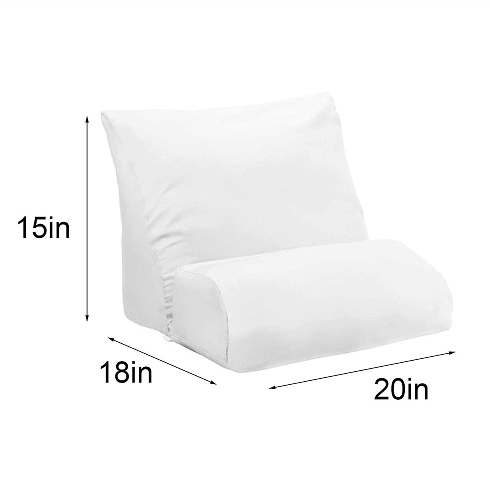 Flip almohada Cojín de piernas CAMA MULTIFUNCIONAL WEDGE CODA MEMORIA DE MEMORIA Cojín de inclinación de la espuma para la espalda y las piernas Alfombra de la pierna de algodón PAD Almohada triangula