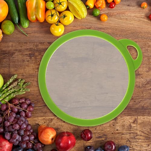 Tabla de cortar de vidrio templado resistente a rayones y transparente para cocina casera 5