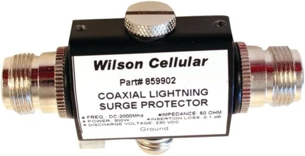 Wilson Electronics Lightning Surge Protector (859902), N-Female (50 Ohm)